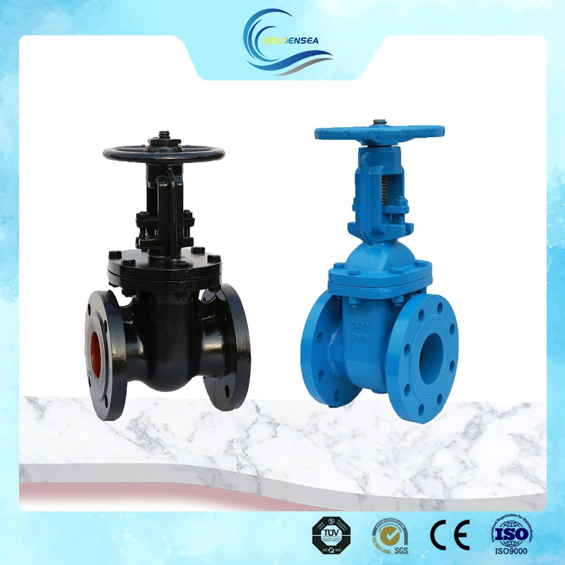 Industrial Cast Ductile Iron Rising Stem Osy Soft Seated Water Gate Valve Adjust Flow and Pressure Gate Valve