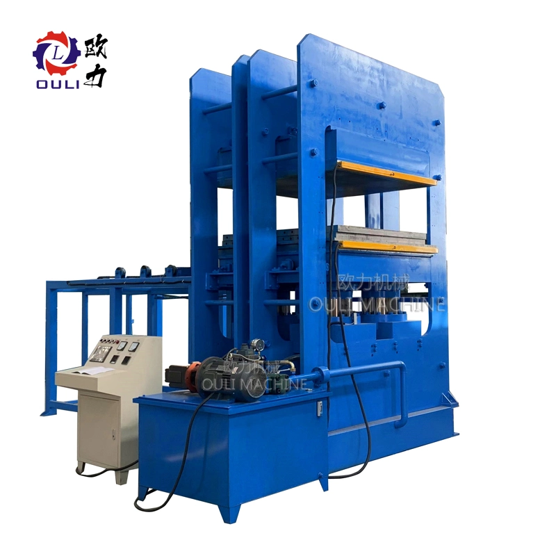 Automatic Rubber Vulcanizing Press Machine, Frame Hydraulic Vulcanizer/Curing Press, Column Floor Mat Tiles Molding Press