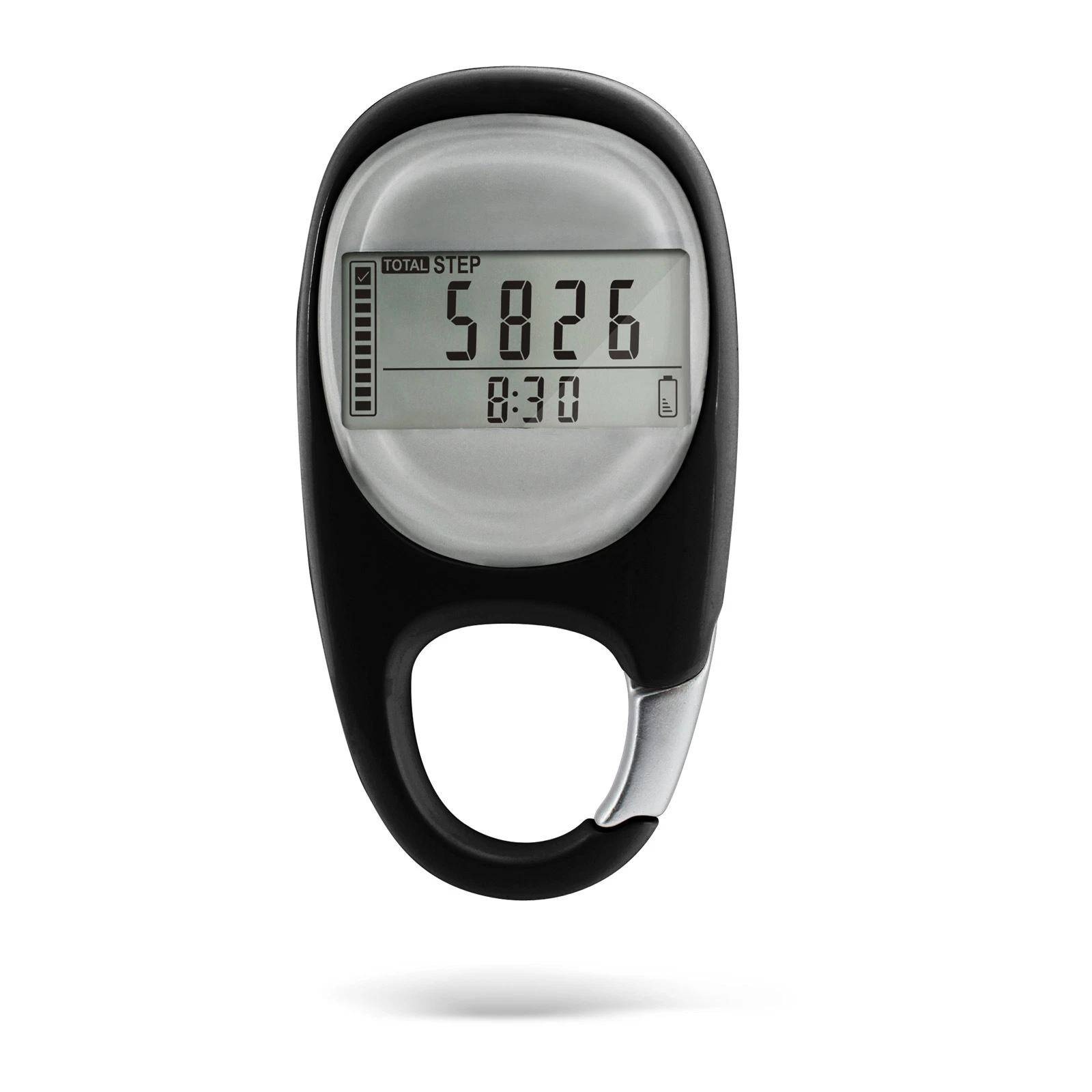 Simple Pedometer 3D Accurate Step Counter Fitness Step Counting Induction Silent Walking Distance Bl19102