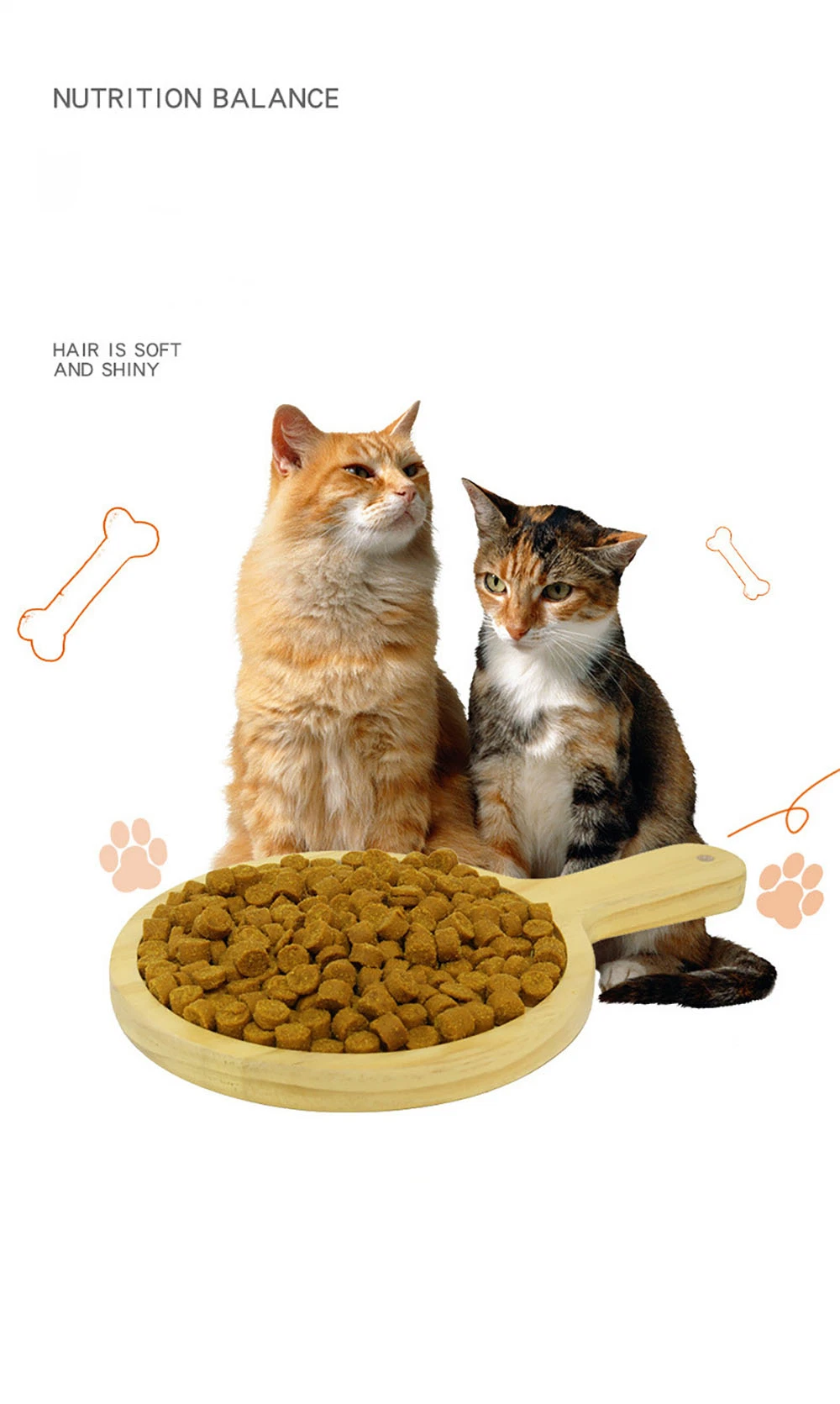 Subprocessed Containing Probiotics Granular Gastrogenic Pet Snack Nutrition and Health Food