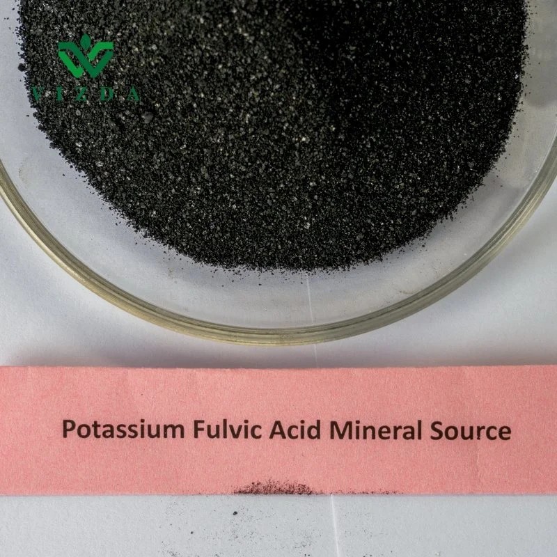 Source minérale acide fulvique de potassium poudre agricole 25kg haute qualité 52% Acide humique