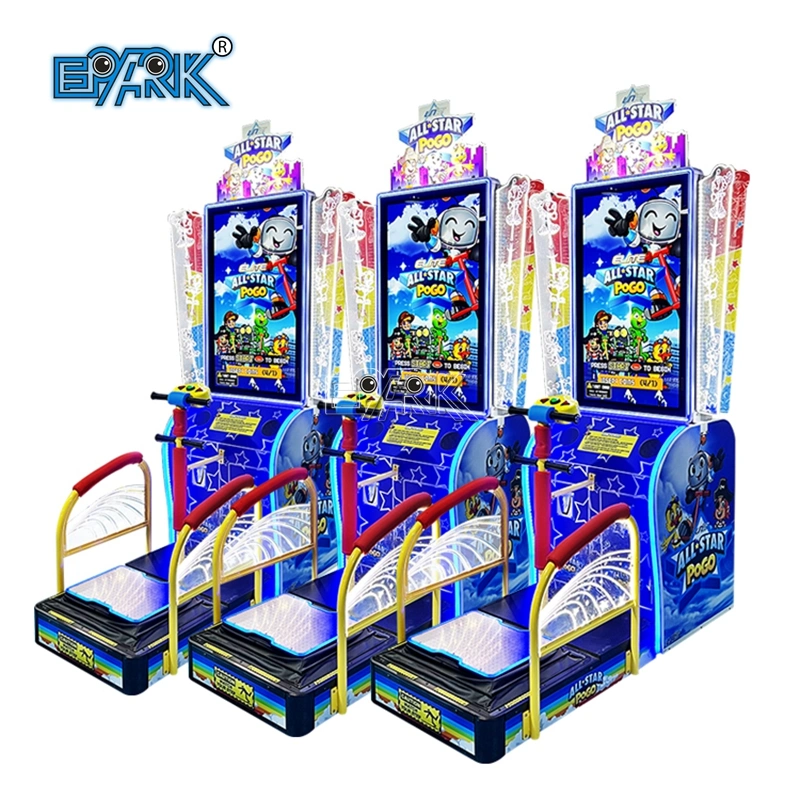 Coin Operated Arcade Kids Sports Game Machine All Star Pogo Jumping Arcade Game Machine