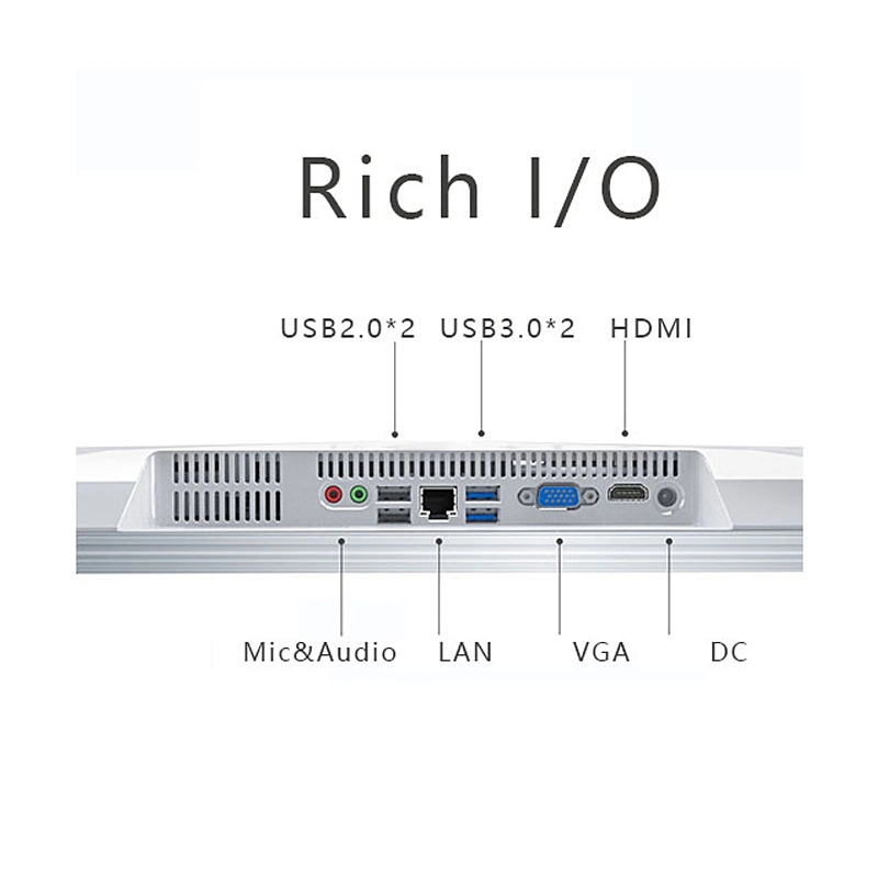 Factory Monoblock DDR4 8GB SSD 256GB All-in-One-Computer AIO-PC