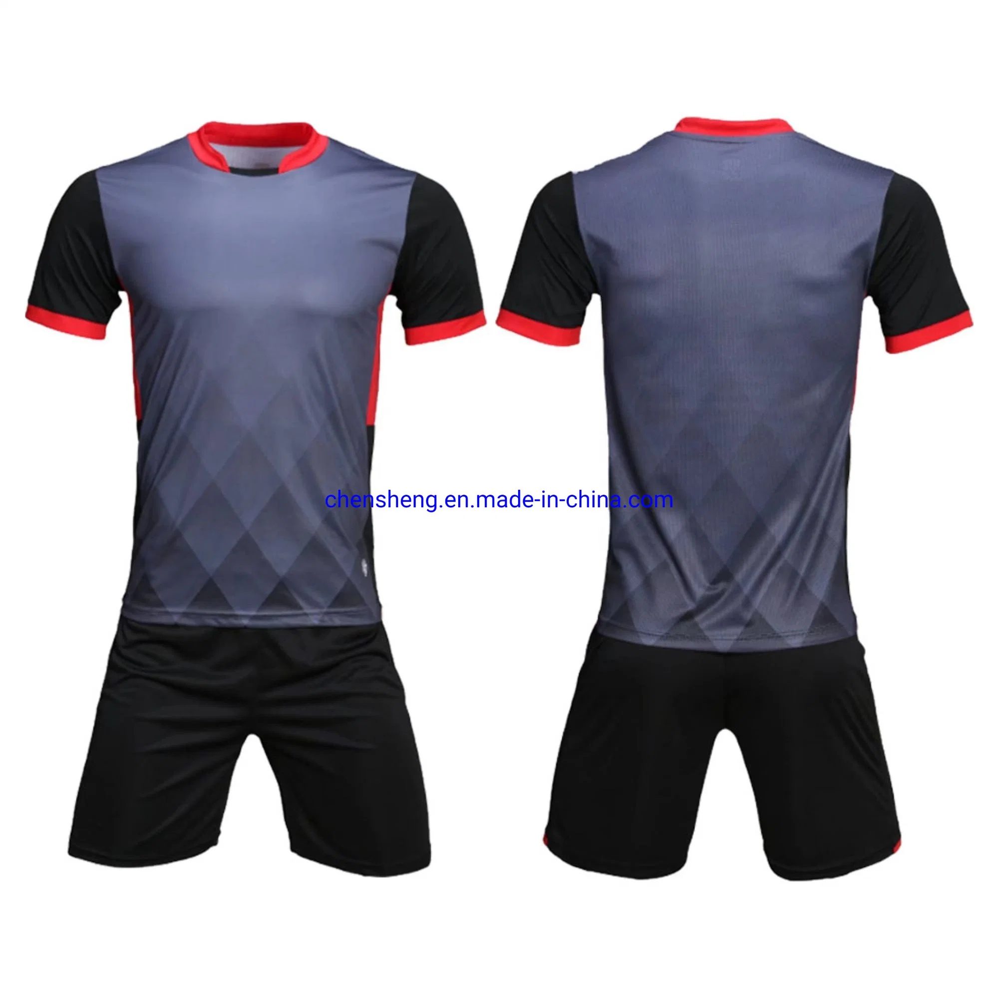 A equipa de futebol de impressão personalizado Esportes uniforme futebol Jersey Jersey projeta o desgaste de futebol