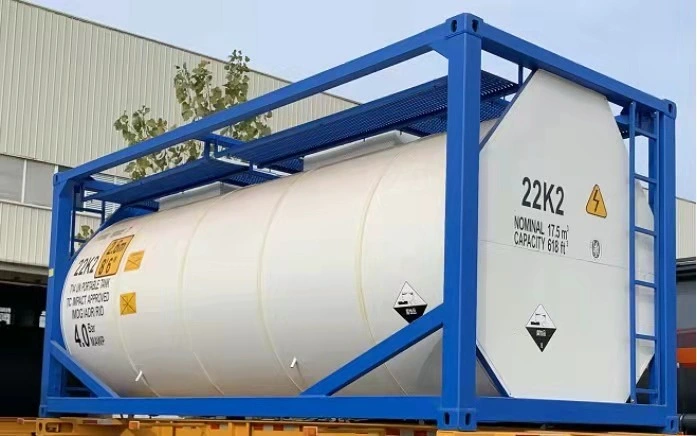 20-Foot Chemical Liquid Tank Container From a Factory in China