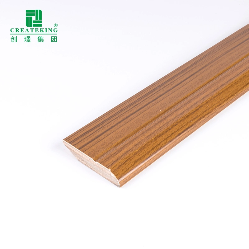 Createking Flat PVC Coated Multisolid Wood Baseboard Flooring Accessories