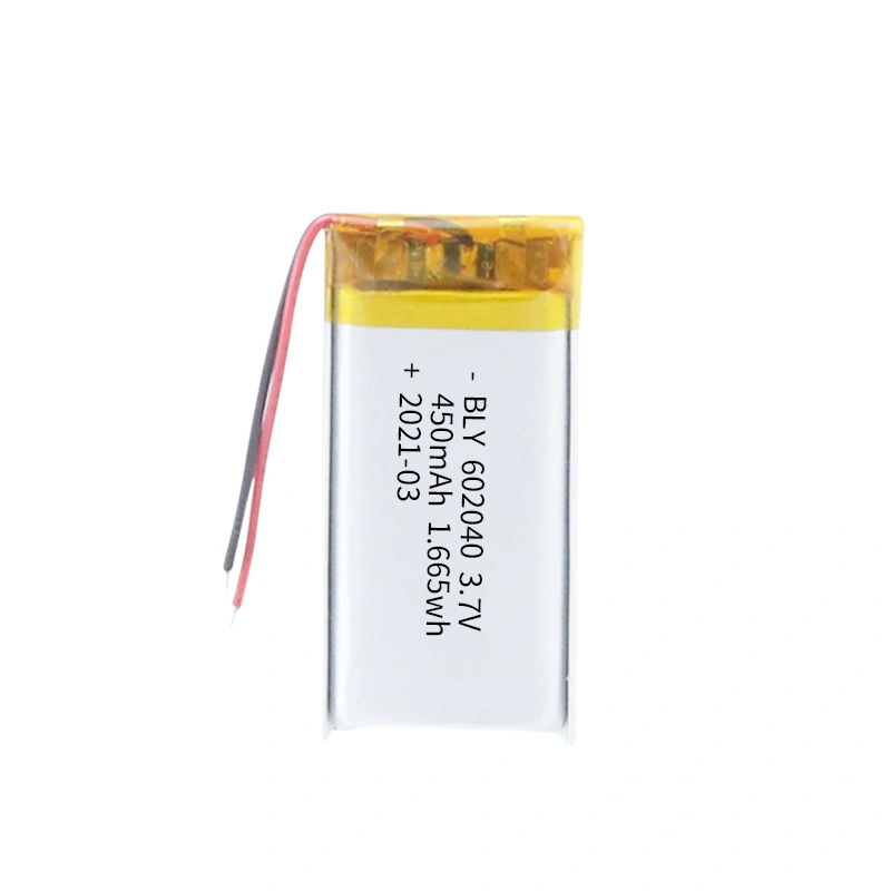 Lithium Polymer Pack Polymer Rechargeable Battery 602040 3.7V 350 to 450mAh Lithium-Ion Cell