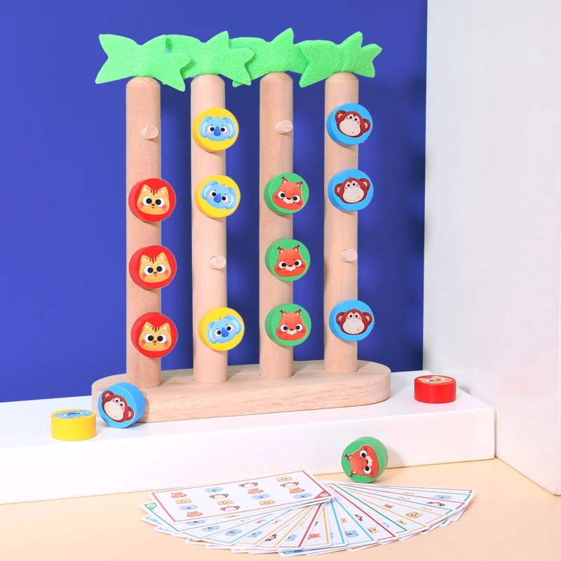 New Baby Educational animales de madera Climbing Toy