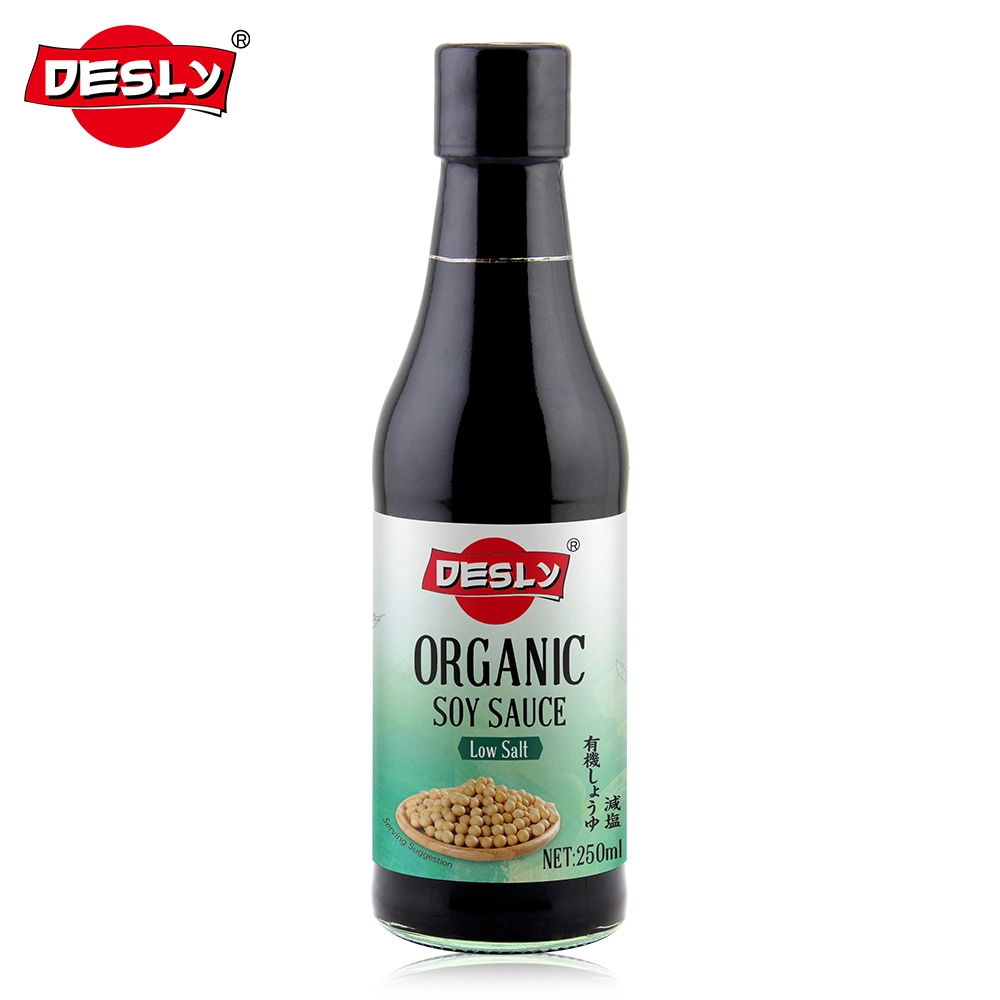 Naturally Brewed No-GMO Japanese Healthy Soy Sauce Desly Brand 150 Ml Organic Less Salt Soy Sauce