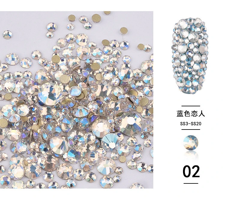 Wholesale/Supplier 1440PCS/Bag Mixed Sizes Nail Art Beauty Rhinestone Decoration, Manicure Stone Products Supplies