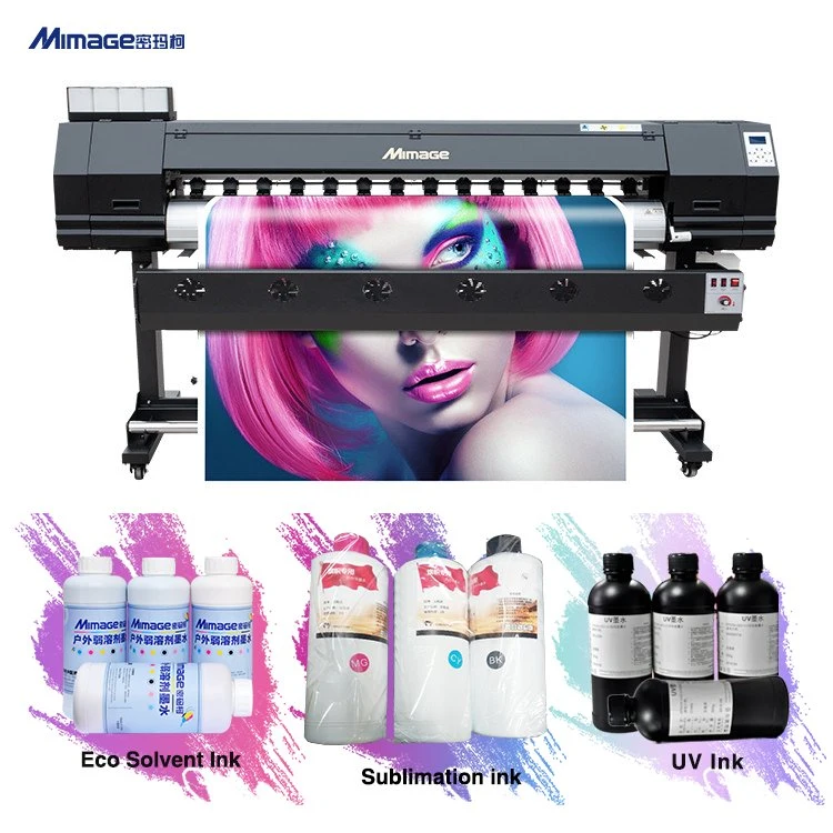 Herstellung Mimage Marke Digital Inkjet Großformat Eco Solvent Printing Impresora Machinery Plotter Printer
