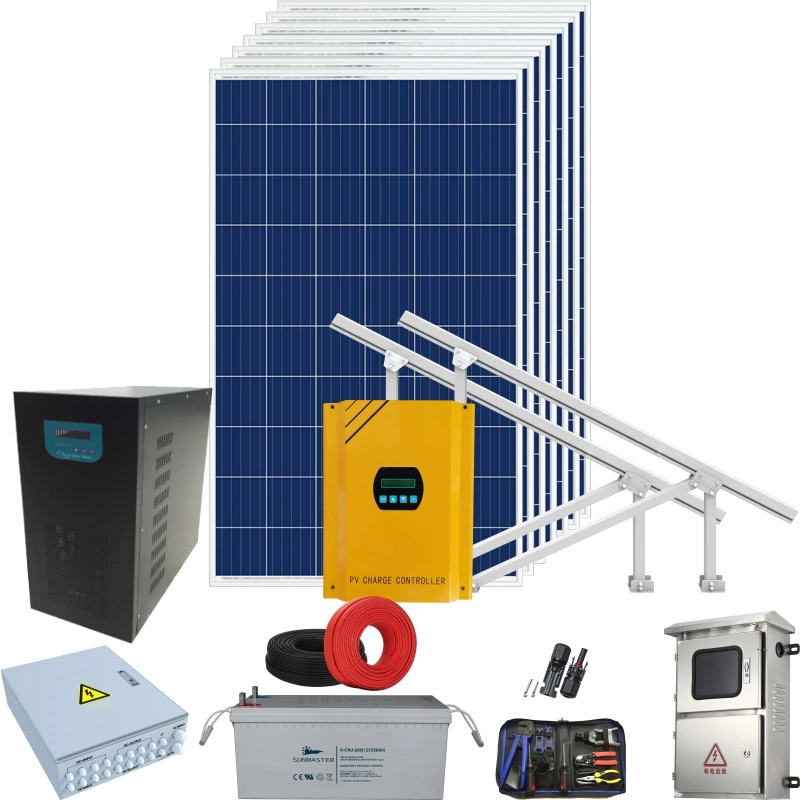 Uso Industrial 1800W Portable Sistemas de Energia Solar