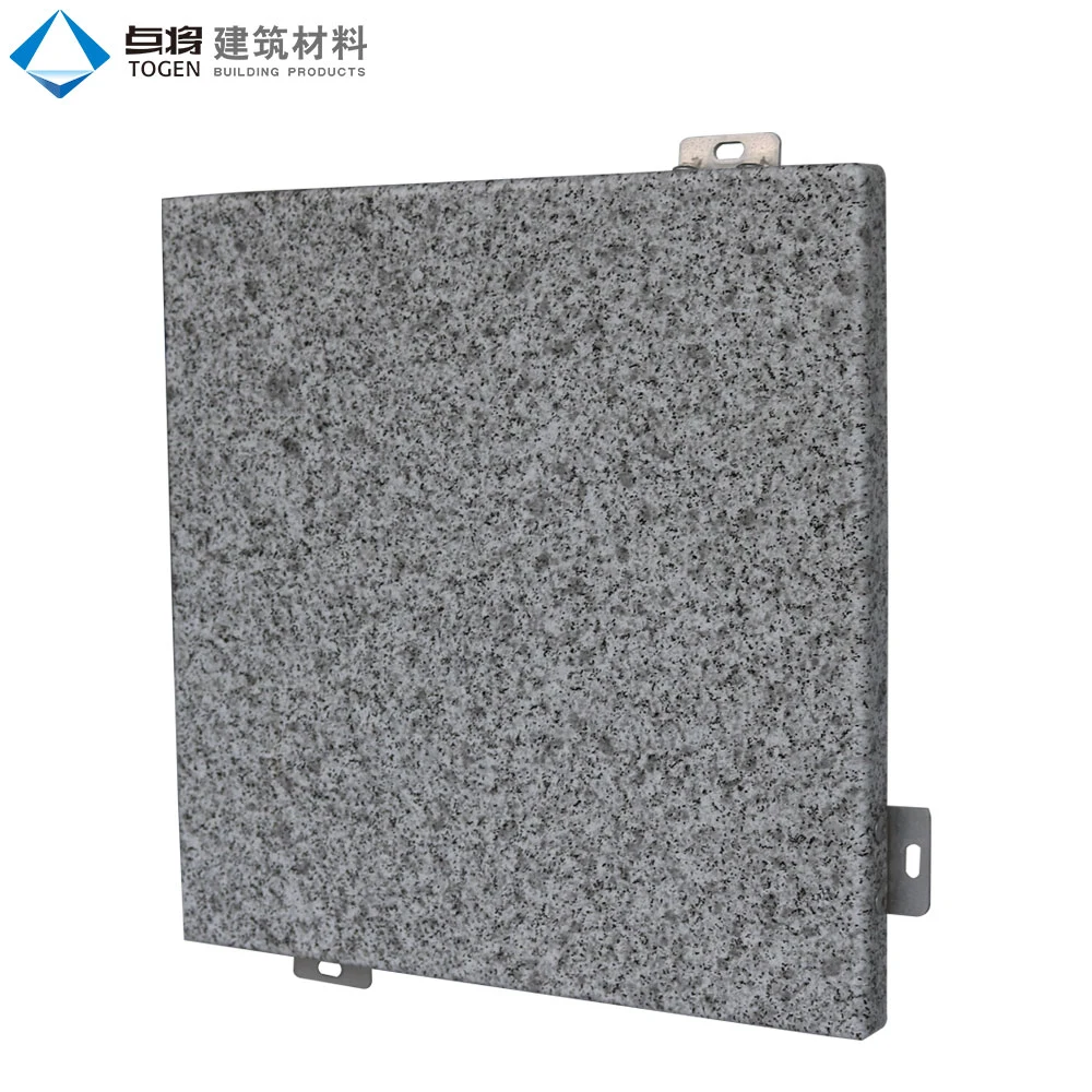 Aluminum PVDF Roller Coating Decorative Exterior Stone Cladding