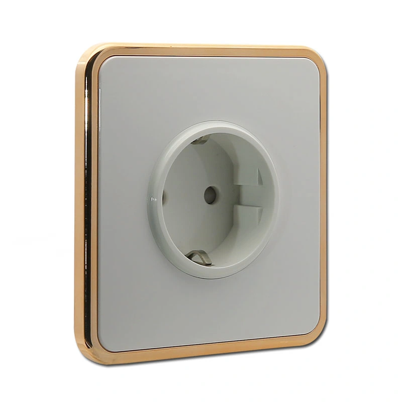 1 Gang French Socket White Color French Type Wall Socket (J1-31)