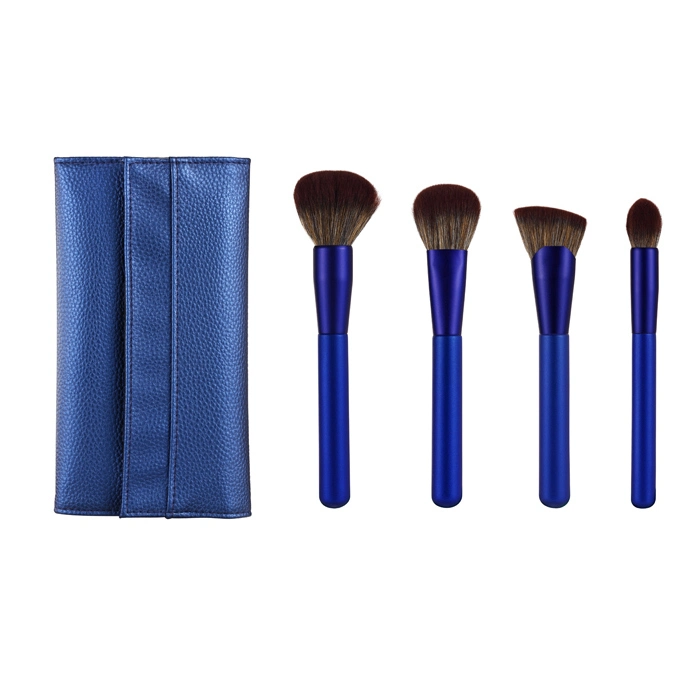 Whole Sale 4PCS Makeup Brush Set with Synthetic Hair