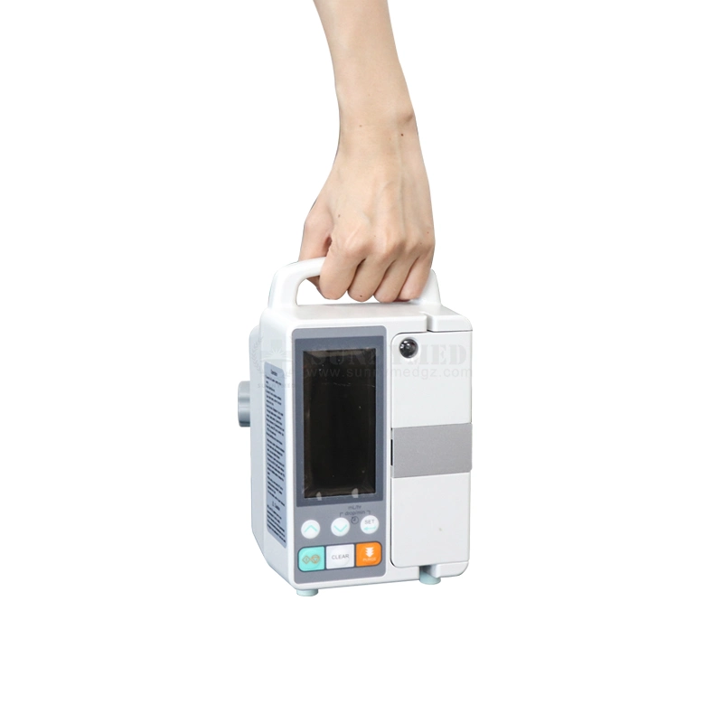 Sy-G076-2 Prix de la pompe à perfusion portable médical ICU la pompe à perfusion de chimiothérapie électronique automatique