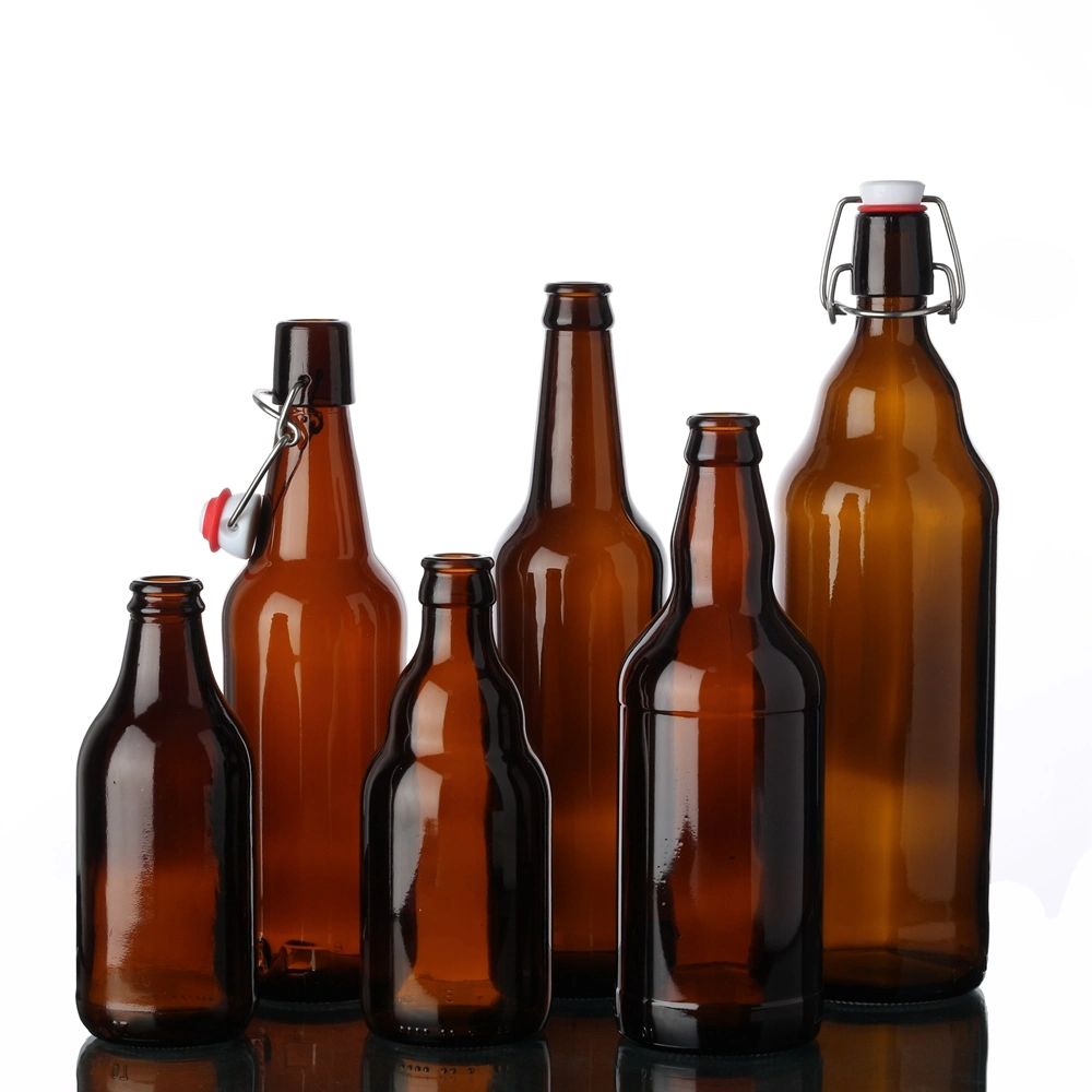 1 Gallon Amber/Brown Glass Growler Red Wine Jugs Glass Beer Bottle