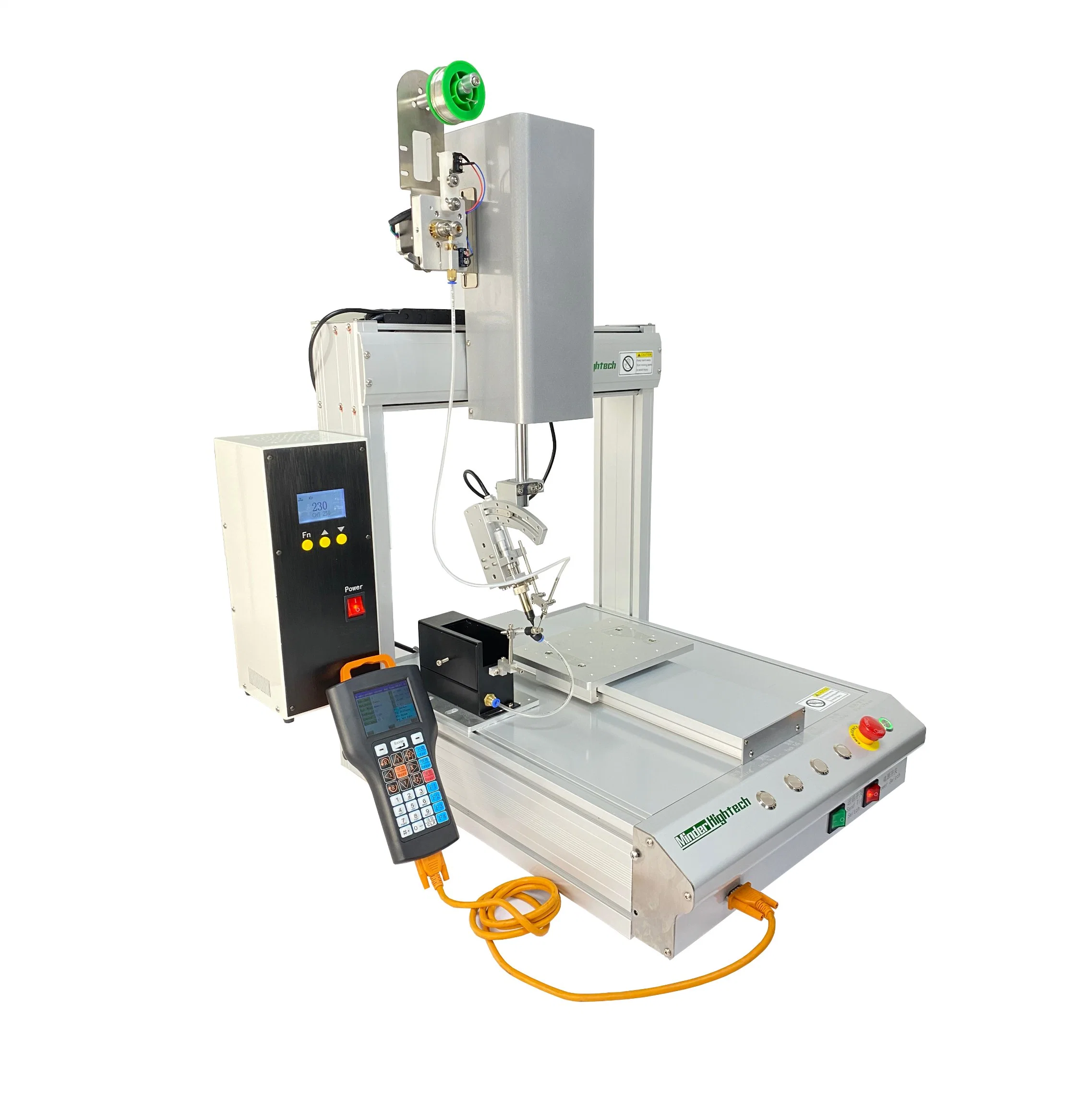 Four-Axis Single-Head Single-Station with Tip Automatic Soldering Machine Robot Kit for Wire Soldering Process