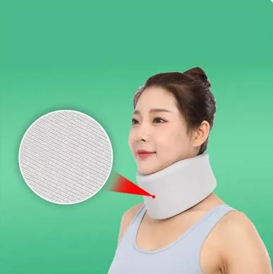 Gola em espuma de densidade firme cervical confortável suporte para o pescoço gancho