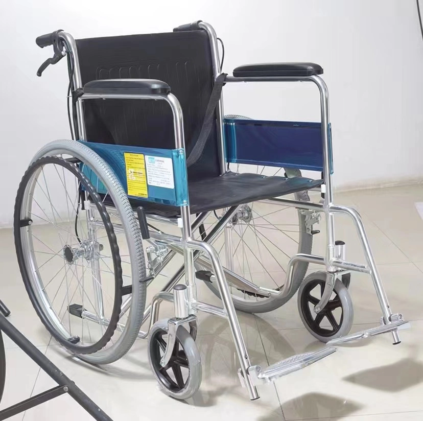 Hospital Disable Portable Foldable Lightweight Cheap Folding Wheelchair