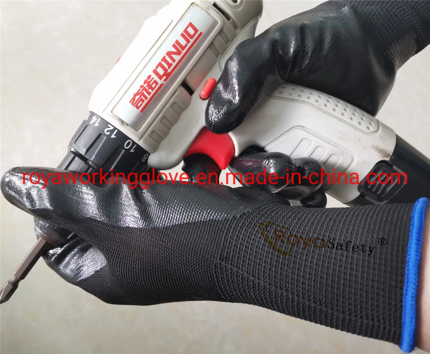 Hardware Tools Set Drill Set with Safety Gloves