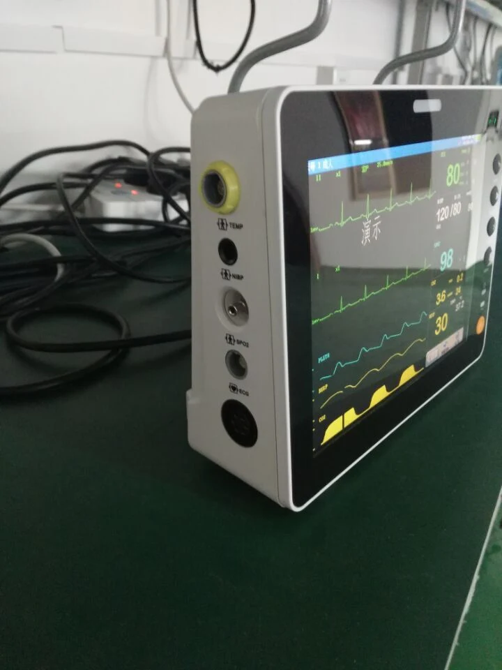 8 pulgadas a color TFT Multi-Parameter Monitor de paciente a los hospitales, clínicas, ambulancias y emergencias