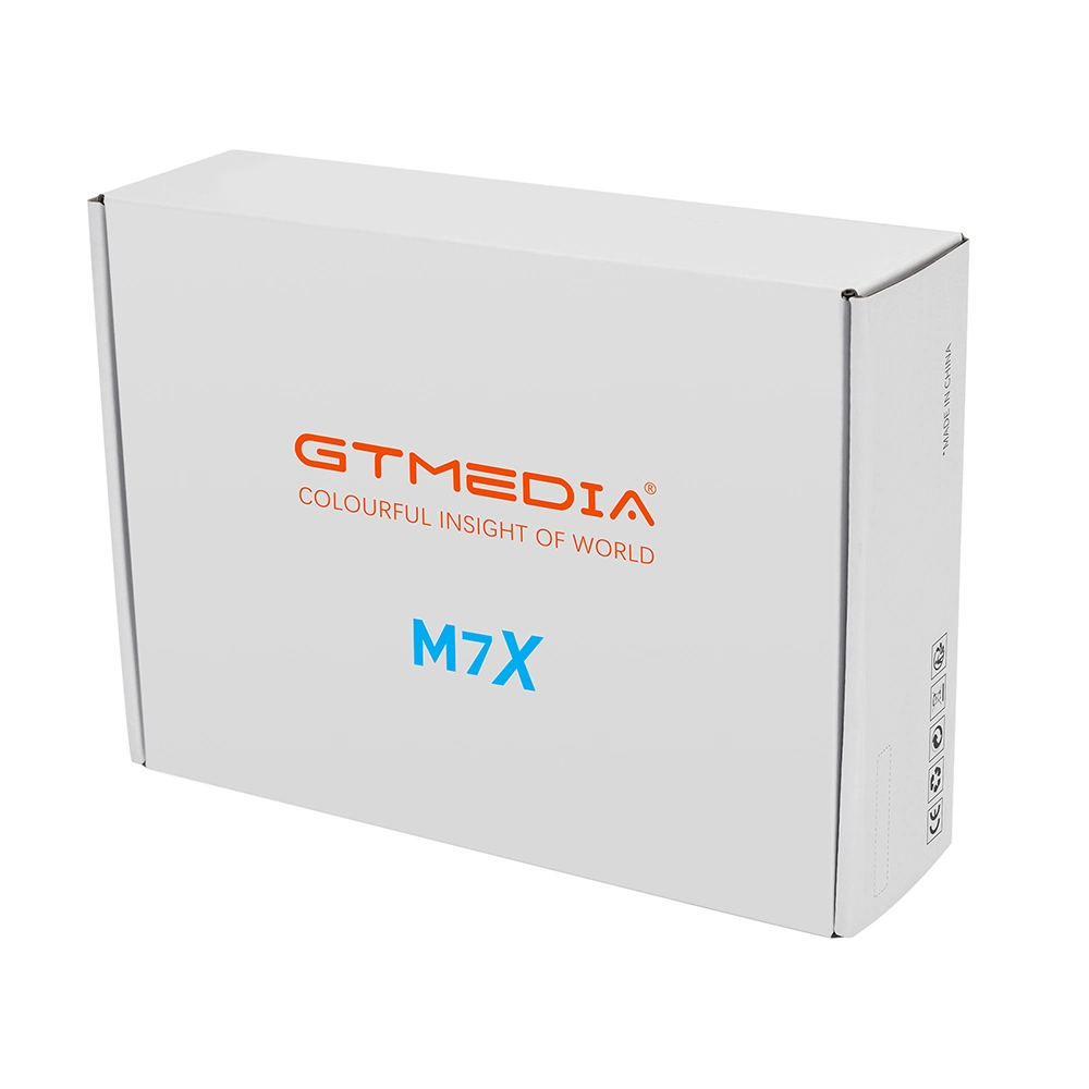 Gtmedia M7X DVB-S2 VCM ACM Multi-Stream SKS HEVC Twin Tuner Receptor satélite LKS&amp;SKS descodificador WiFi integrado