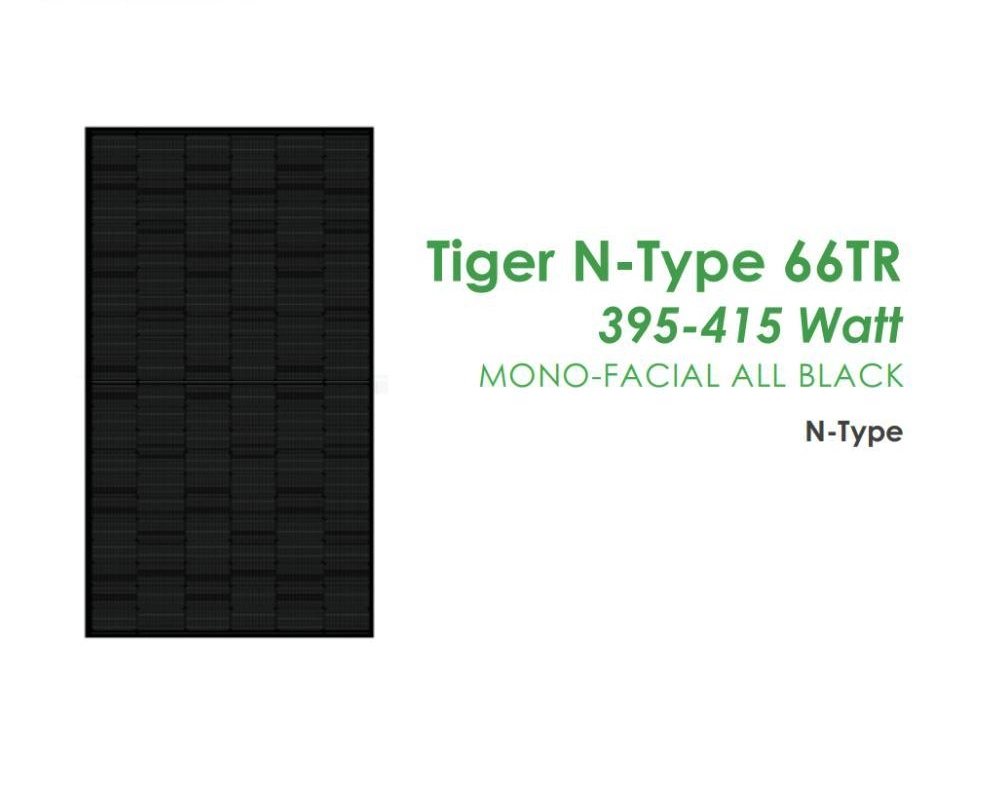 Tier1 China Hersteller Jinko Solar Panels 400W 410W 415W Mono-Facial Modul Beste Qualität Jkm395-415n-6rl3-B