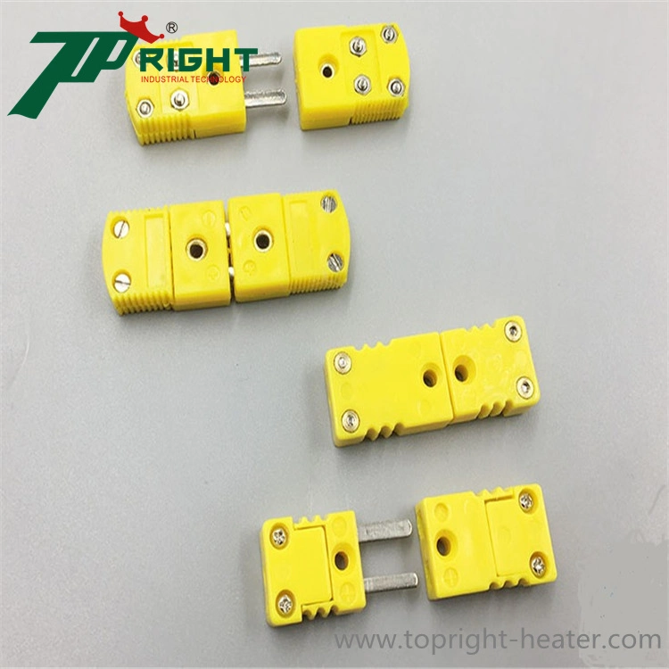 J Type High Temperature Thermocouple Connector Plug with Clamp