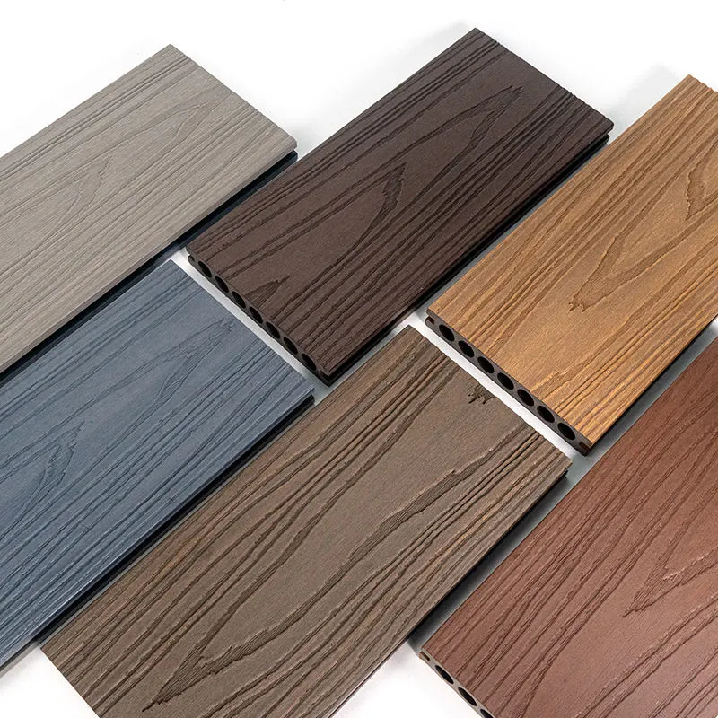 Engineered Waterproof Corrosion-Resistant Moisture-Proof Outdoor Terrace Hollow WPC Composite Decking Flooring