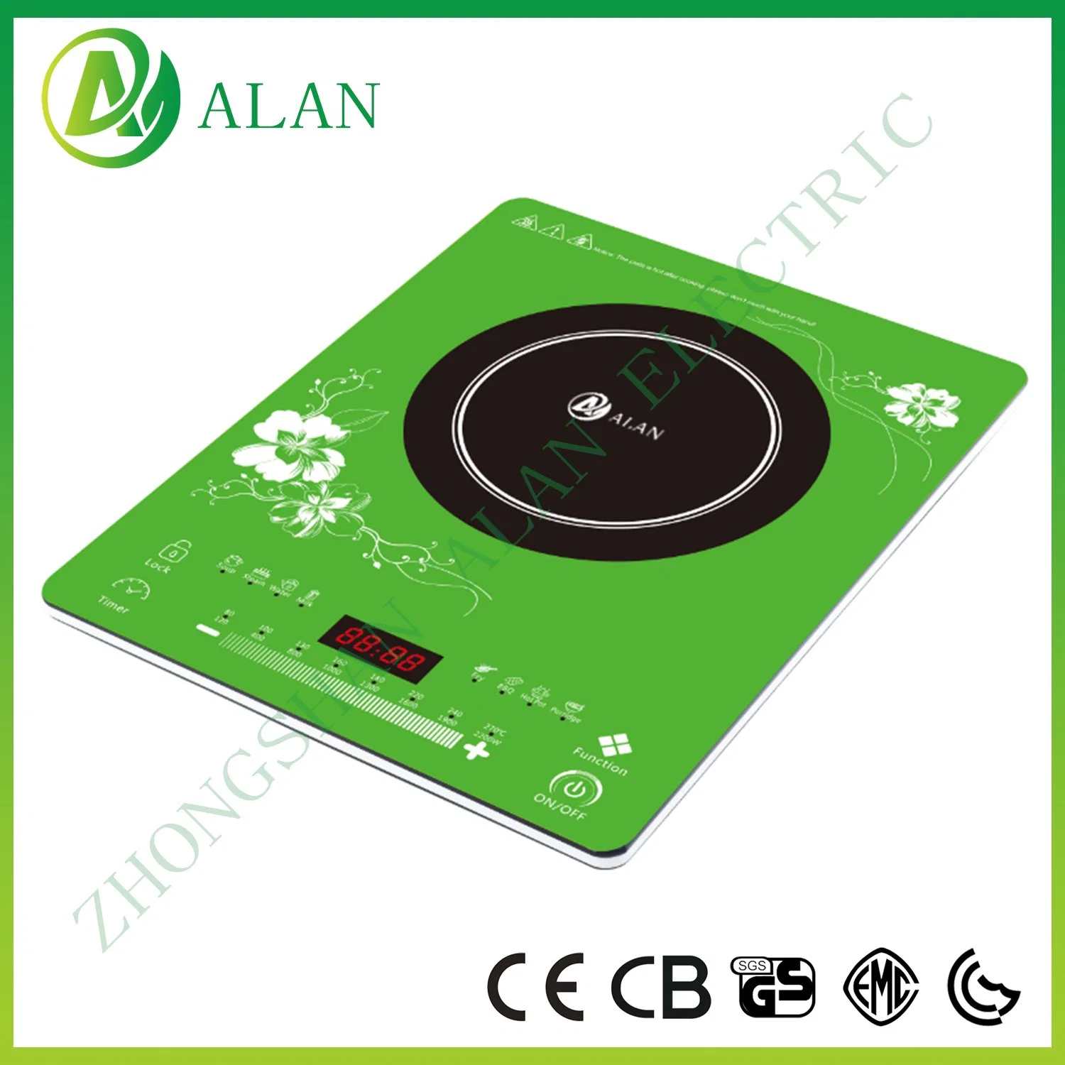 Ultra Slim Body Full Touch Screen Electric Stove for Hotpot Induction Cooker 2200watts