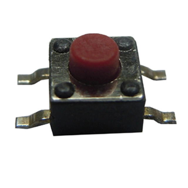 SMD Tact Switch with 4.5*4.5mm Round Handle 4 Pin