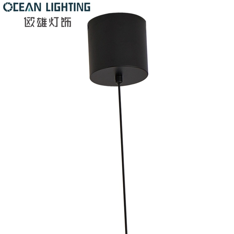 Lampe suspendue Ocean Lighting de luxe à design moderne et simple avec puce LED.