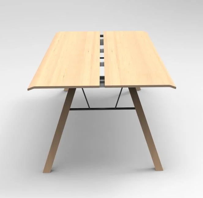 Mesa de jantar redonda moderna em madeira maciça mobiliário do Hotel Definir