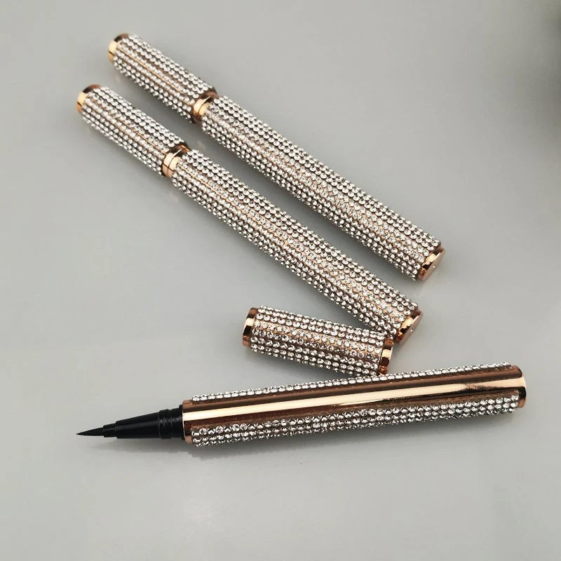 OEM Gold Diamond Color Steel Ball Diamond Shiny Eyeliner Waterproof Eye Makeup