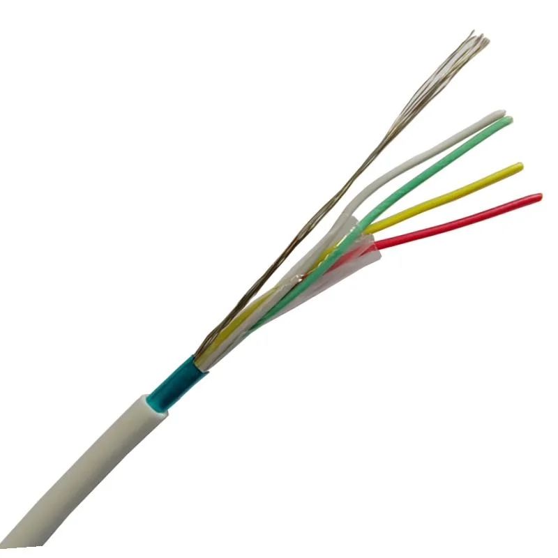 Cable de alarma apantallado/no blindado multicore de alta calidad BC/CCA PVC Jacket Security Cable de alarma de control