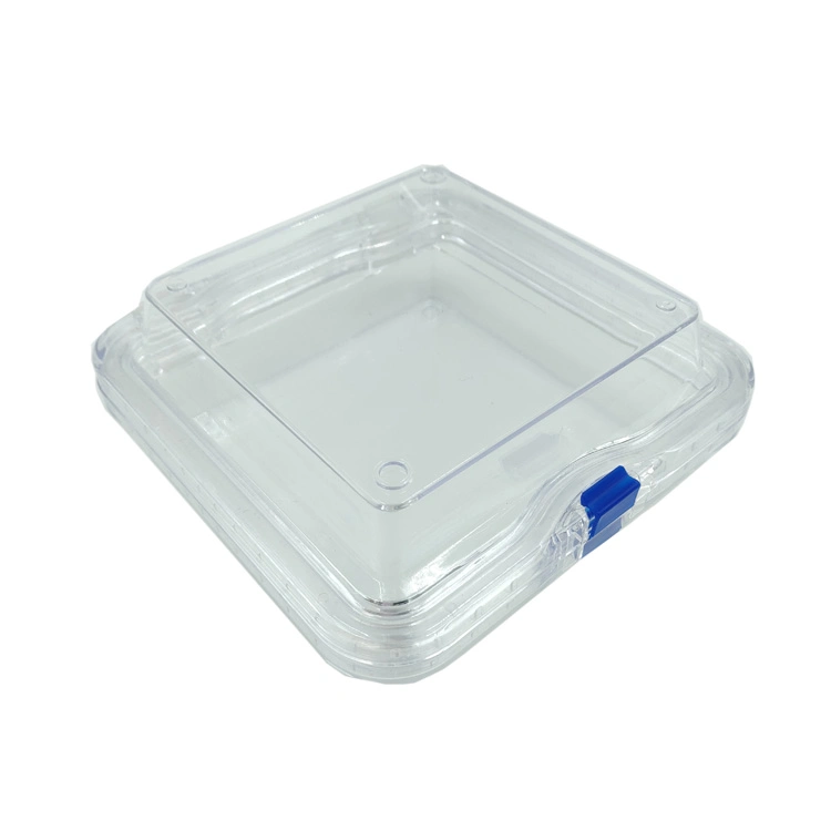 Hn-155 13X13X5cm Plastic Membrane Box jewelry /Electronic Chip/Watch/ Denture Storage Box