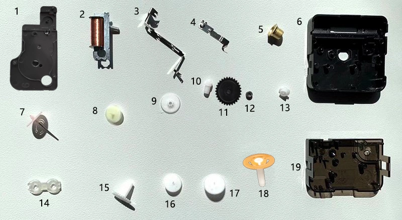 Кварцевые настенные тактовые часы машина движения мотора автоматической линии производства Часы