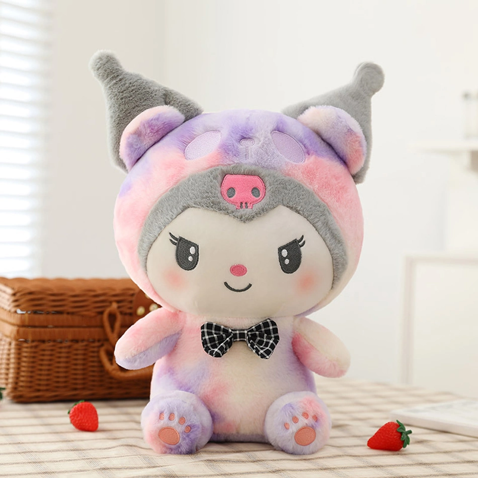 Sanrio Cartoon Kawaii Kuromi Hello Kitty Mi Melody Pillow Plush Juguete suave relleno