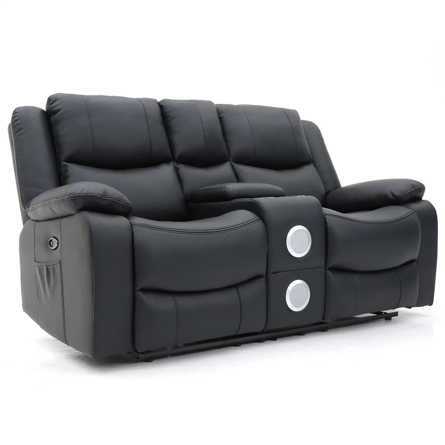 Geekdofer 3+2+1 Современная кожа Motion Recliner Софа набор с массажем И подстаканник для мебели гостиной