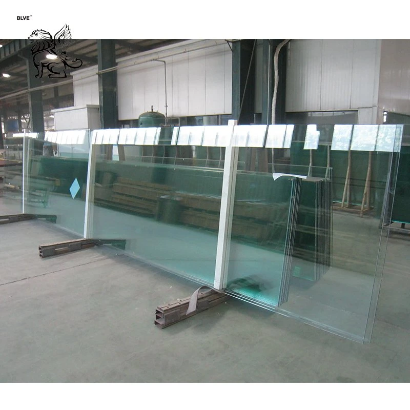 Épaississement en usine sécurité mur trempé transparent Balustrade verre PVB laminé Verre de marchepied