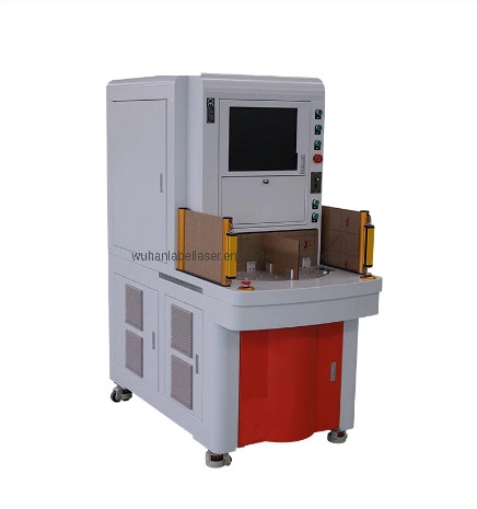 Fiber Laser Marking Machine for Nameplates/Pegion Bird Leg Ring/Gold/IC/Plastic Button/Animal Ear Tag