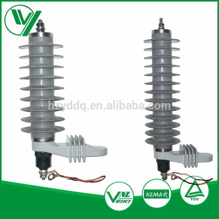 Kema Electrical Transformer Type Rated Voltage 15kv to 132kv Zinc-Oxide Surge Protector