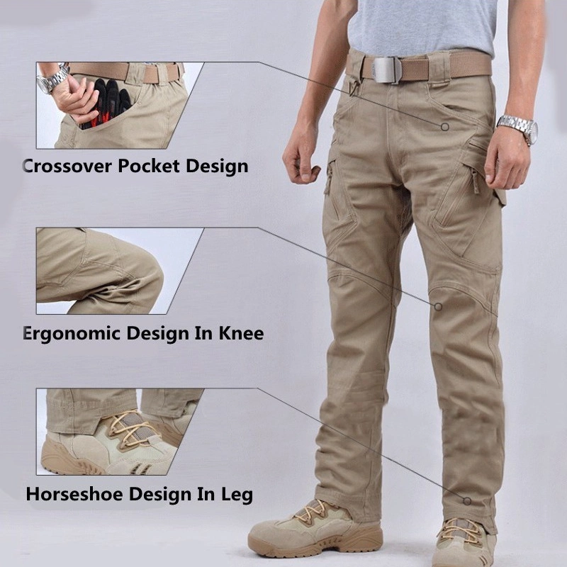 Pantalon de sport d'extérieur à carreaux, imperméable et confortable, ample, résistant à l'usure, aéré