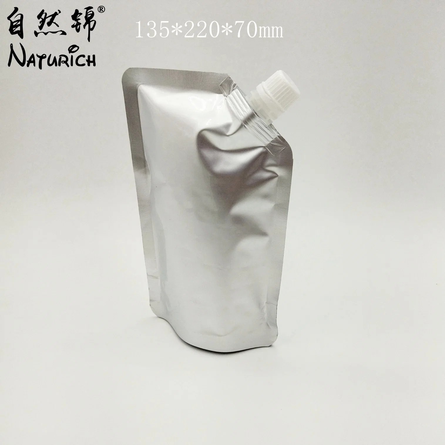 Упаковка продуктов Алюминиевый чехол с носиком для жидкого/соковыжималки/джема/молока