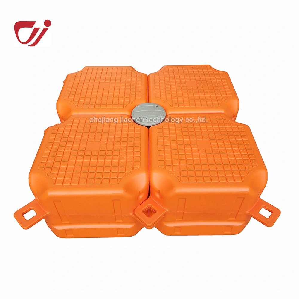 Durable Orange Single Plastic Floating Dock for Water Platform