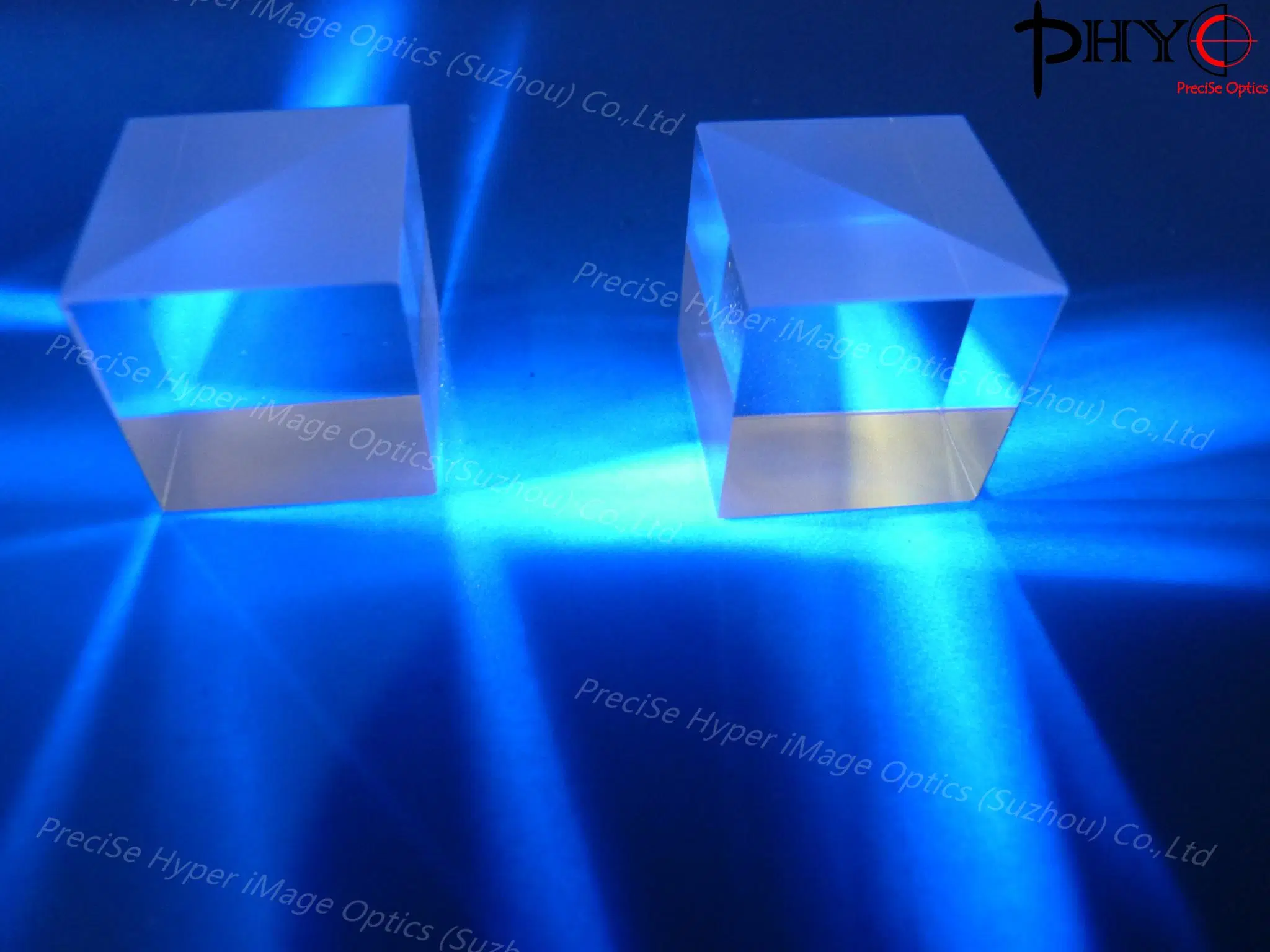 Polarizing Beamsplitter Cubes with Optical Glass