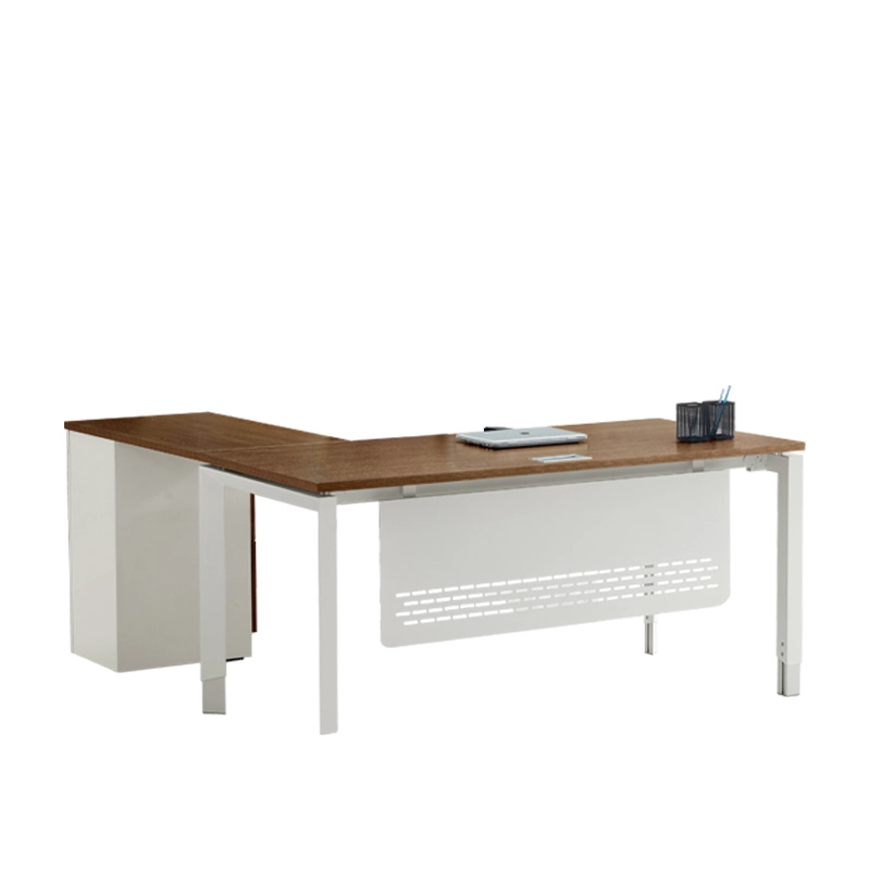 on Sale L Shaped Wooden Modern Furniture Manager Game Study Computer Office Table Desk