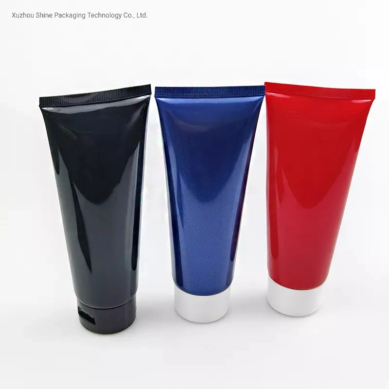 Custom Transparent Empty Eco Friendly Biodegradable Plastic PE Hand Cream Body Lotion Soft Cosmetic Packaging Squeeze Tube