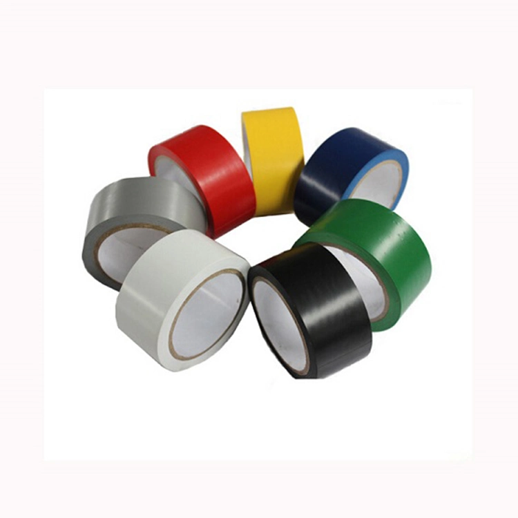 Black Colorful PVC Self Adhesive Electrical Insulation Tape Fire Retardant Film 0.13mm Insulating Tape